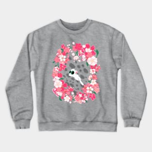 Paws in Petal Paradise Crewneck Sweatshirt